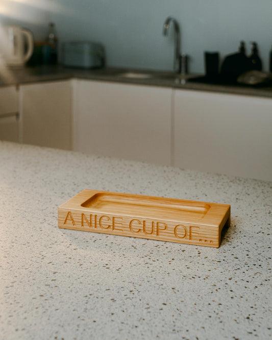 Small Personalised Oak Drinks Tray