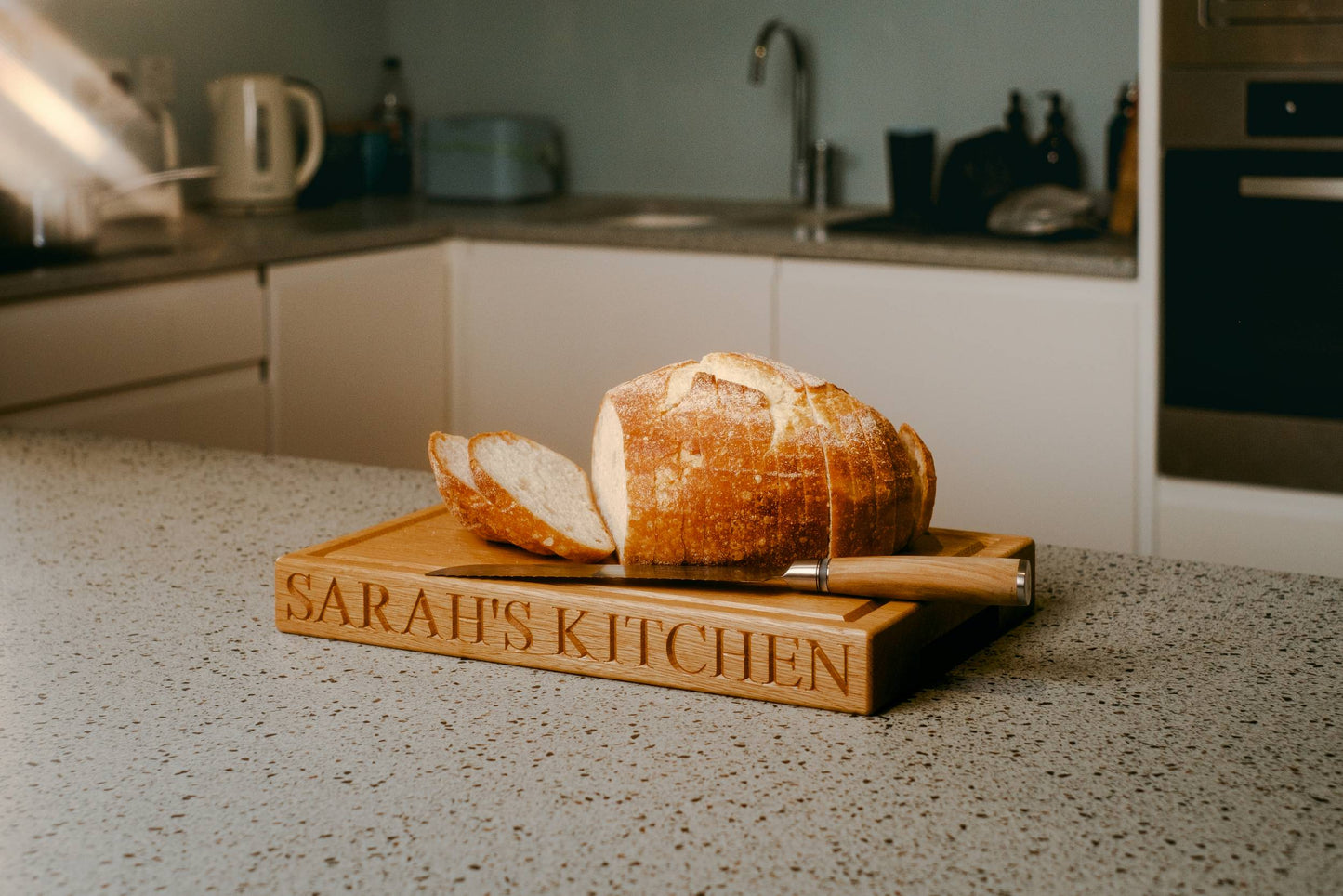 Medium Personalised Oak Chopping Board