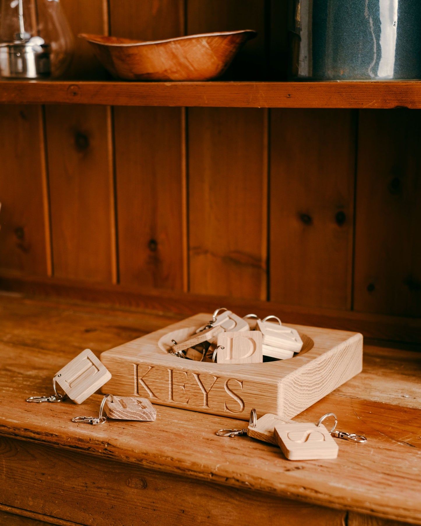 Personalised Oak Bowl