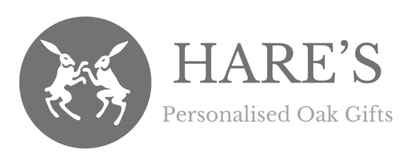 Hare's Personalised Oak Gifts