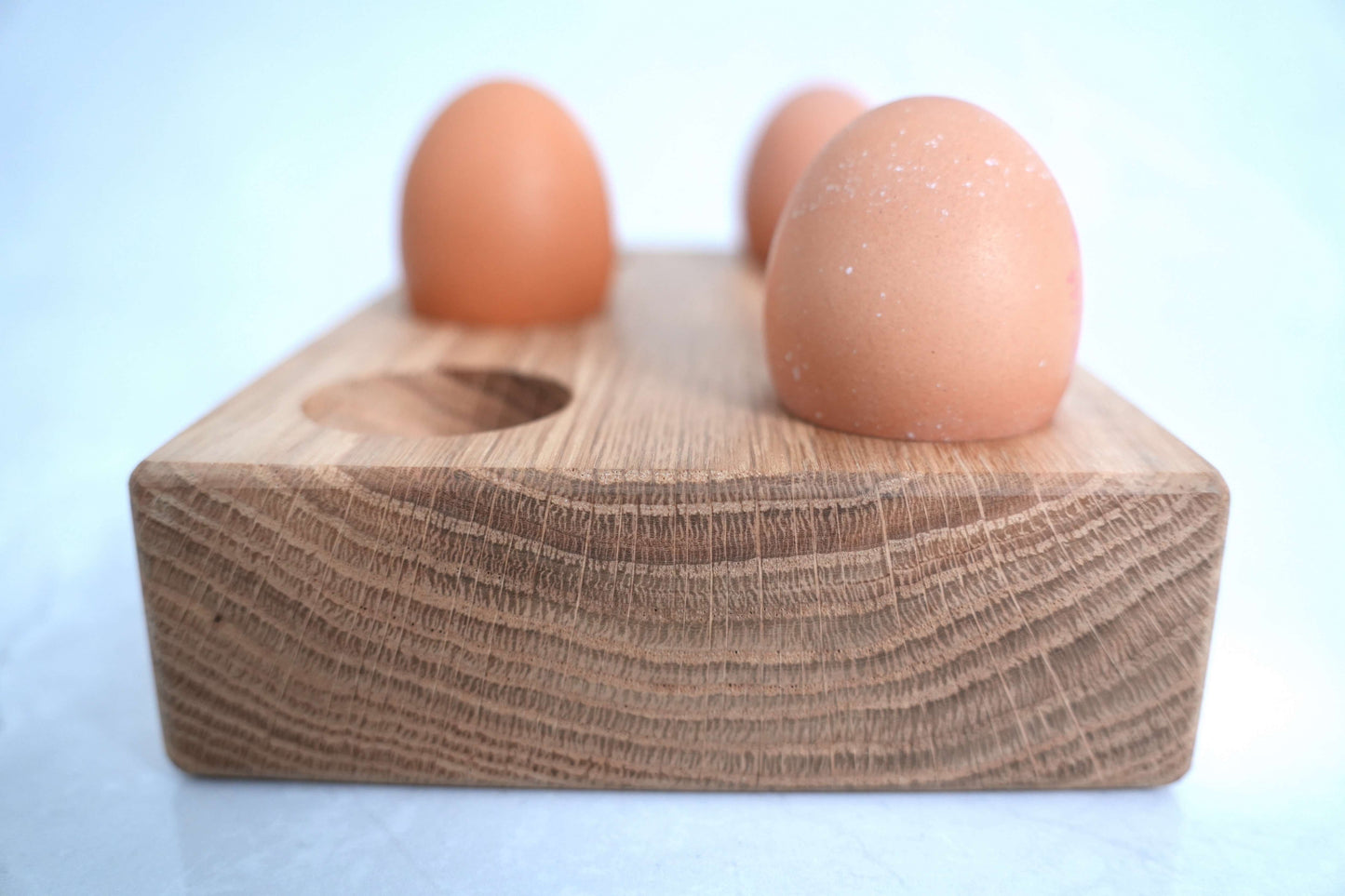Personalised Oak Egg Rack (6 eggs)